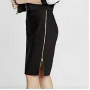 🧨 Gap Exposed Side Zipper Stretch Pencil Skirt